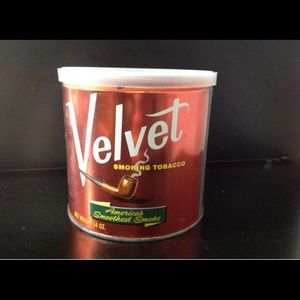 Vintage Velvet Smoking Tobacco Tin 14 oz.